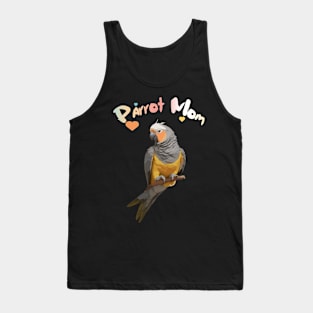 Proud Parrot Mom Design Tank Top